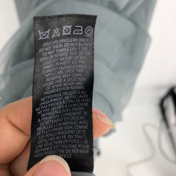 Needle & Thread Blue tinted Grey Coppelia Embellished Ballet Tulle Midi Dress 2 - Picture 7 of 16